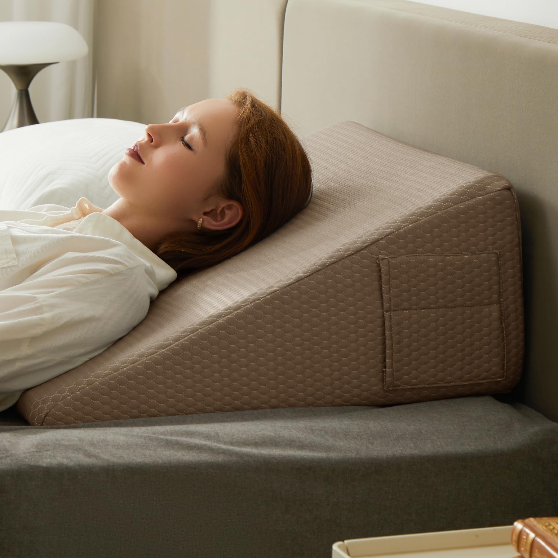 Bedluxe Wedge Pillow for Reflux Relief and Comfort