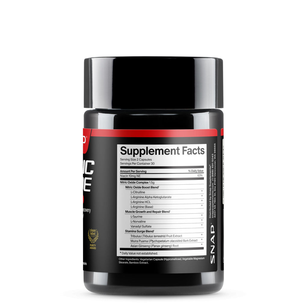 Snap Supplements Nitric Oxide Booster & Prostate Health


