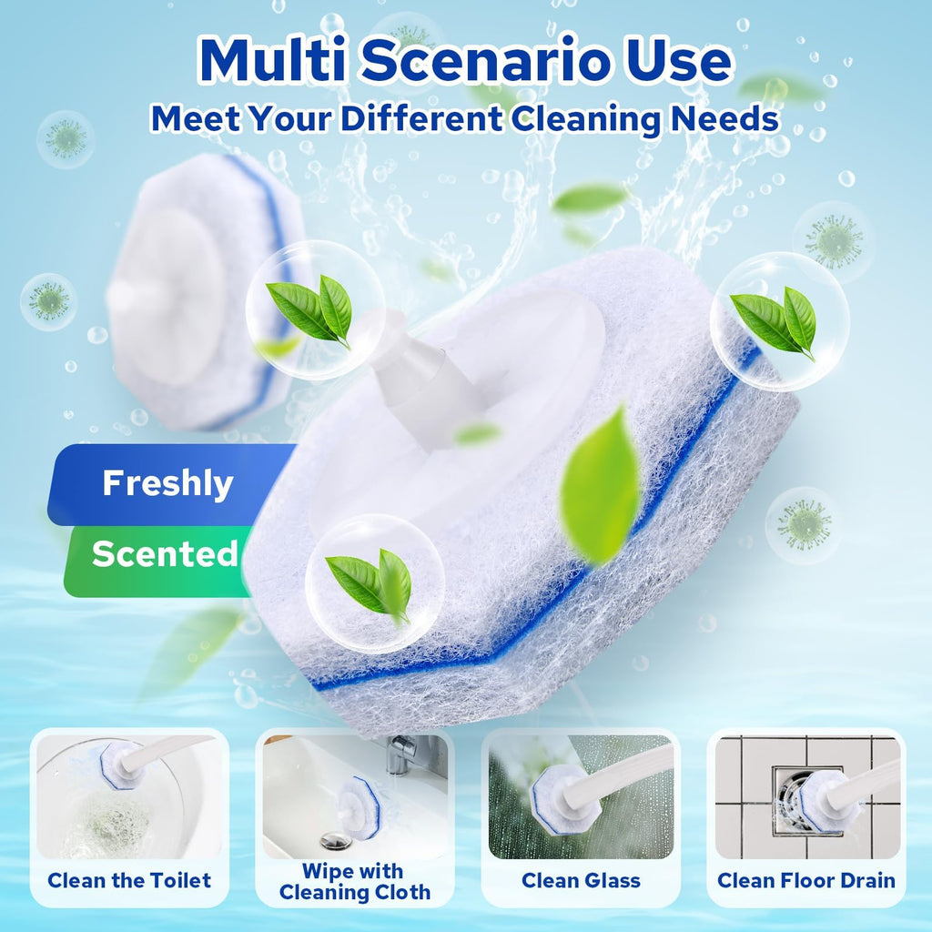 Disposable Toilet Brush Refills - Clorox Compatible

