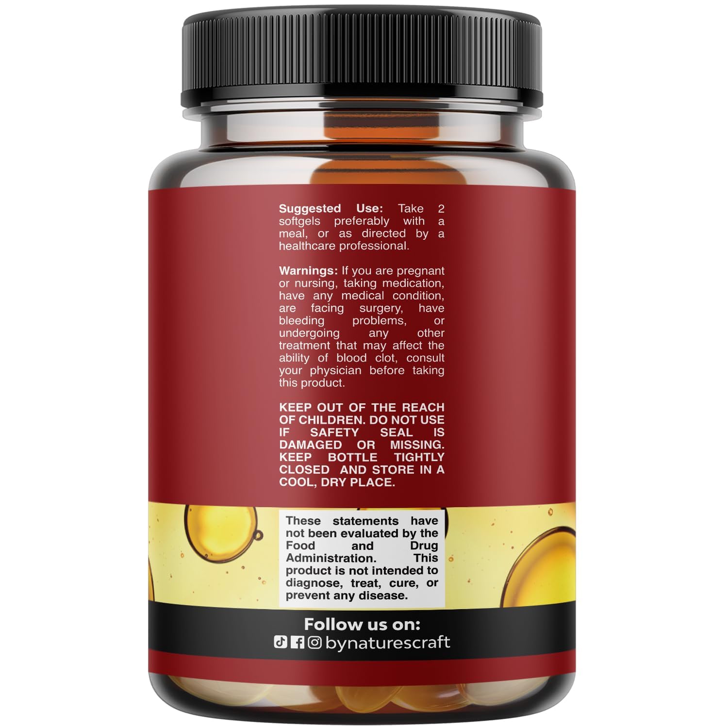 Nature's Craft Cod Liver Oil Softgels - Omega-3

