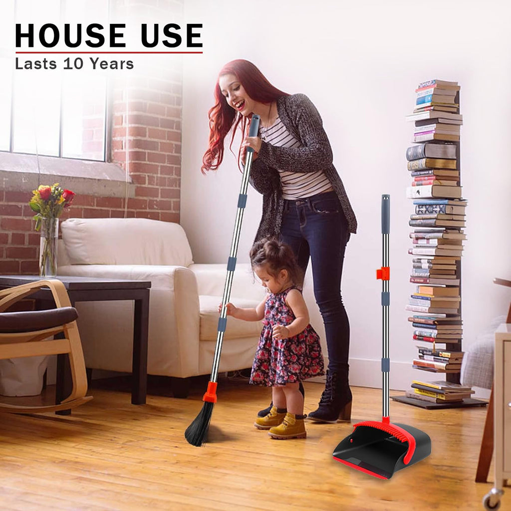 Kramer Broom and Dustpan Set with Telescopic Handle

