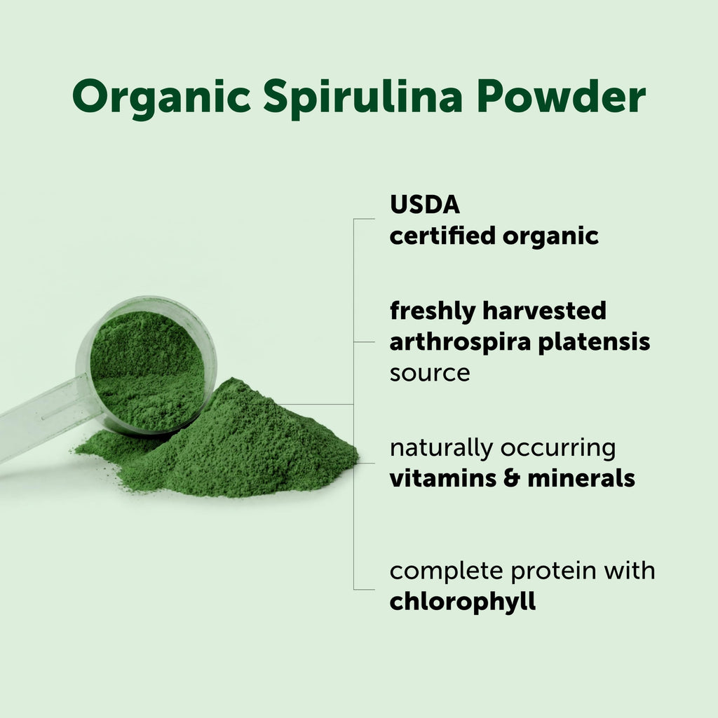 Micro Ingredients Spirulina Powder - Organic Vegan Protein

