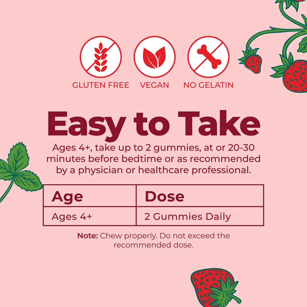 MaryRuth's Nighttime Gummies | Sugar Free L-Theanine Chamomile Lemon Balm

