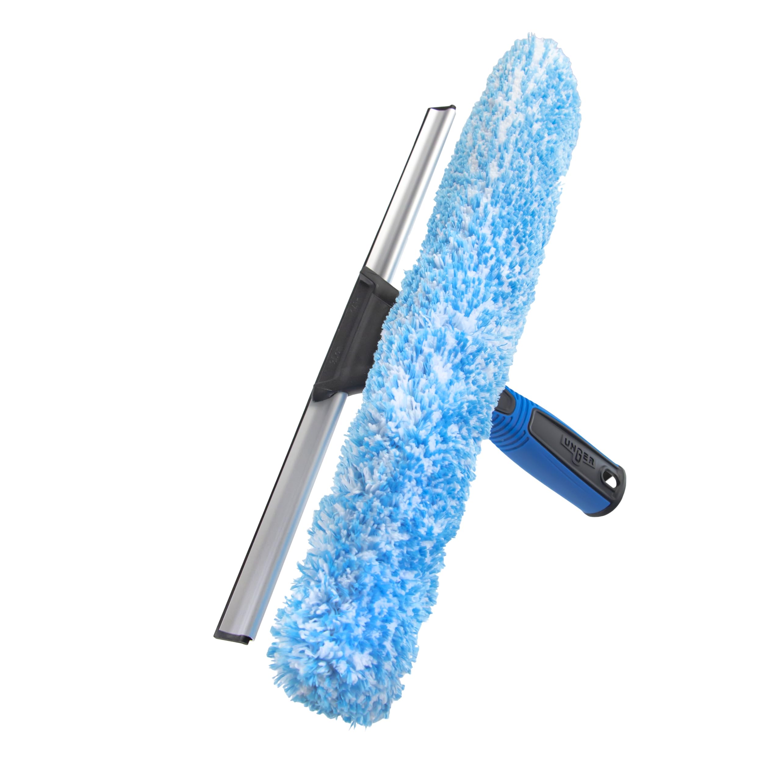 Unger 2-in-1 Window Cleaning Tool – Squeegee & Scrubber

