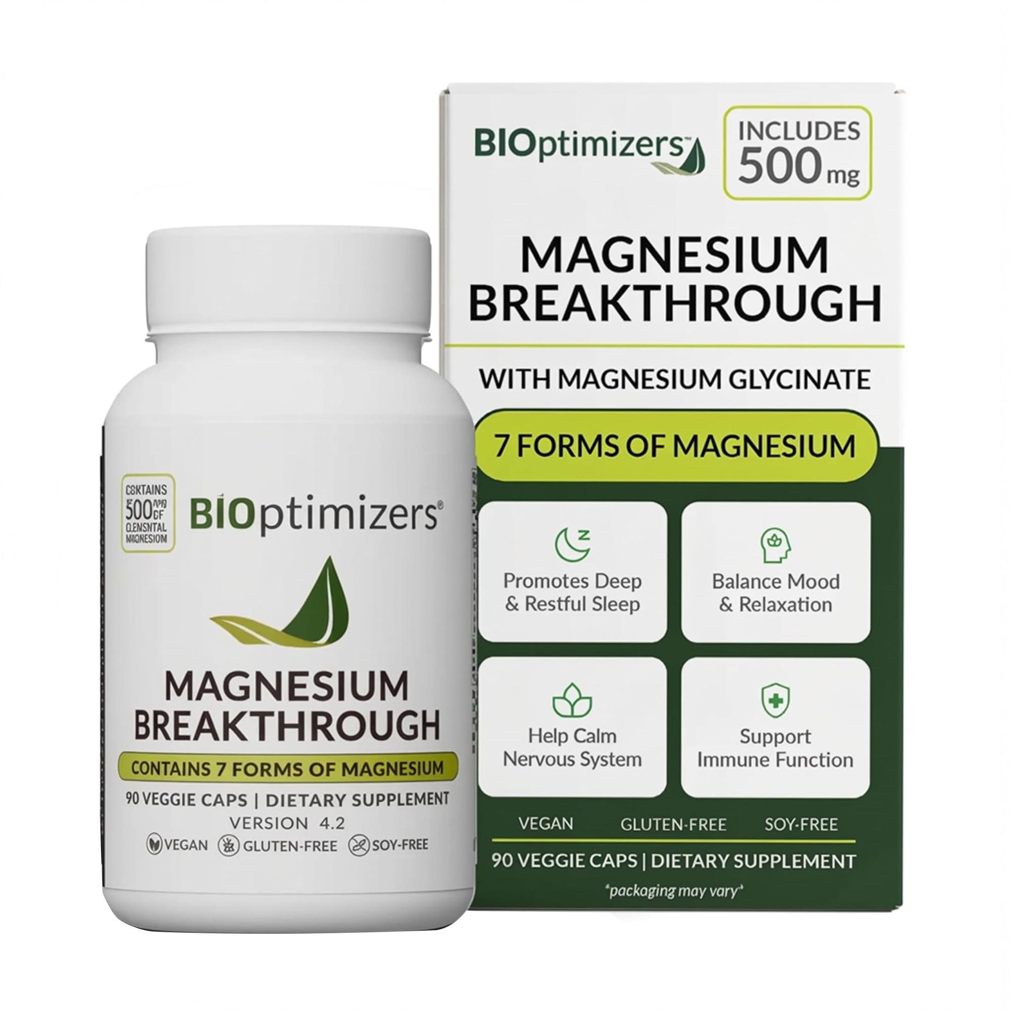 BIOptimizers Magnesium Breakthrough - Sleep & Cognitive Support Supplement