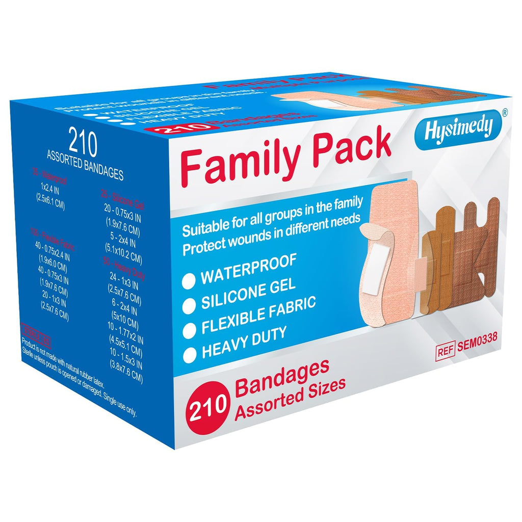 Hysimedy Adhesive Bandages Assorted Variety Pack

