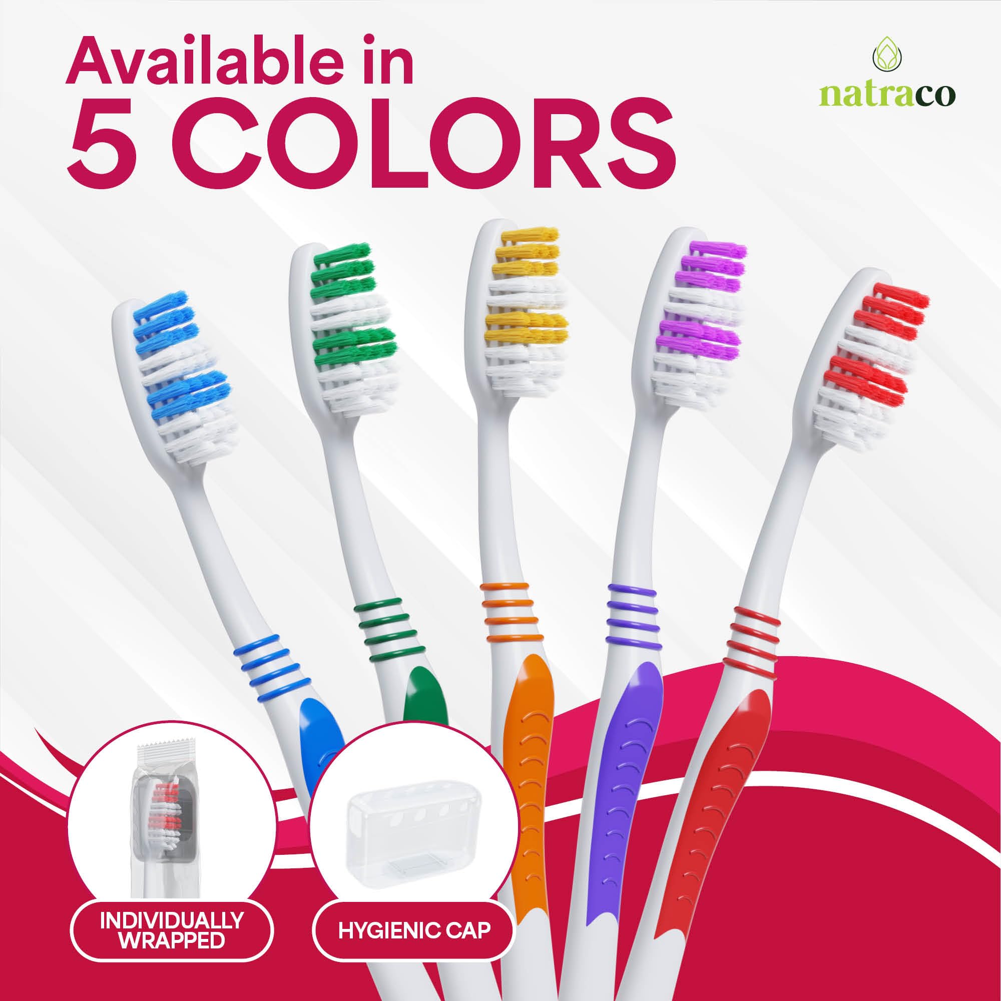 Disposable Toothbrush with Protective Covers

