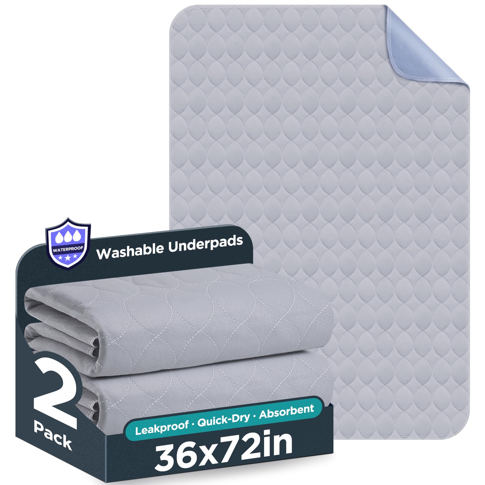 Bed Pads Brosive – Reusable Waterproof & Washable