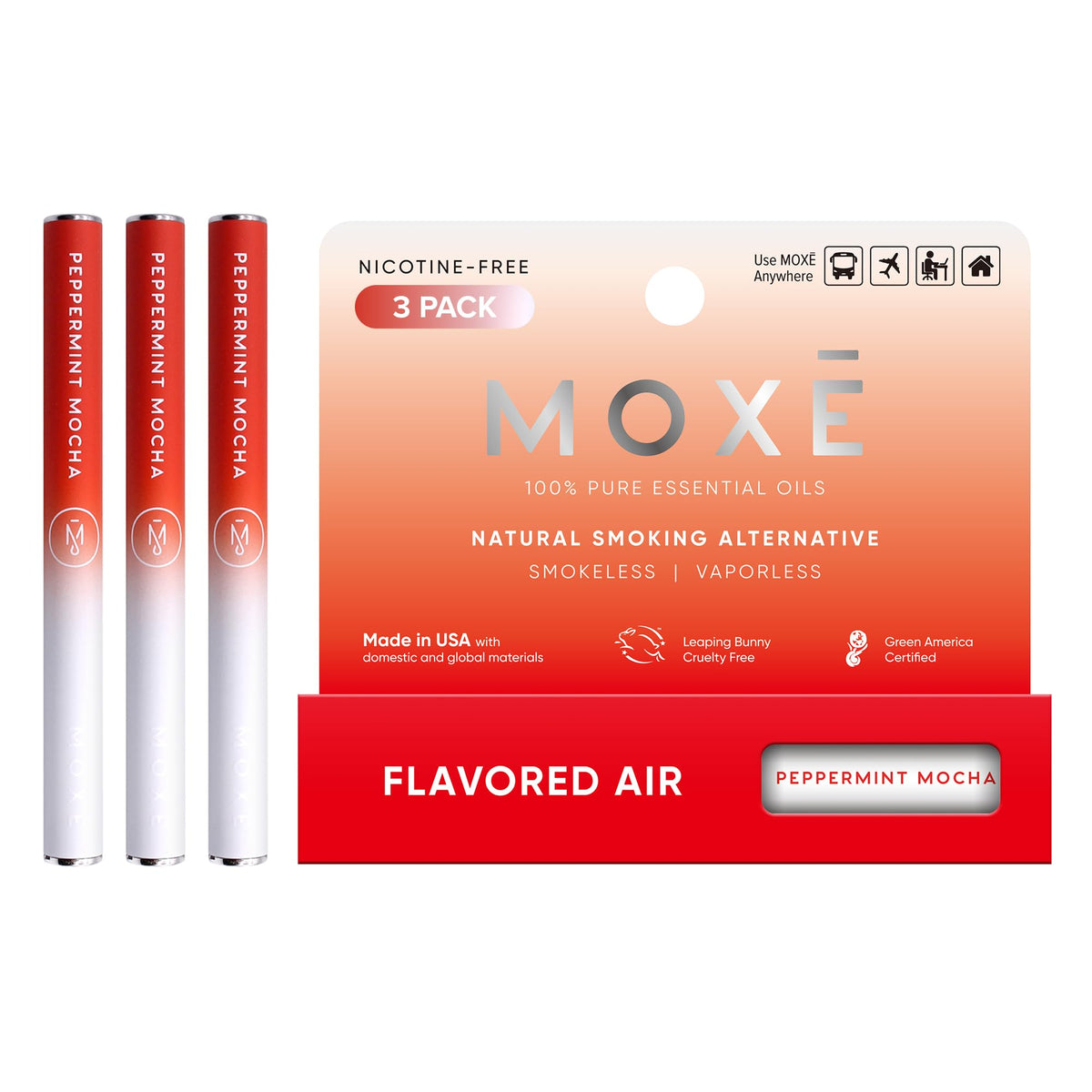 MOXE Non-Electric Aromatherapy Inhaler, Portable Scent Delivery