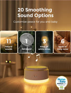 Momcozy Sound Machine with Touch Lamp – 20 Sounds

