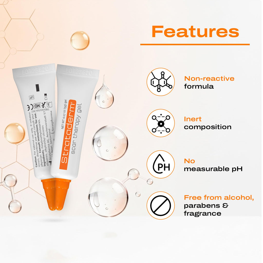 Strataderm Professional Scar Therapy Gel - Reduces Redness

