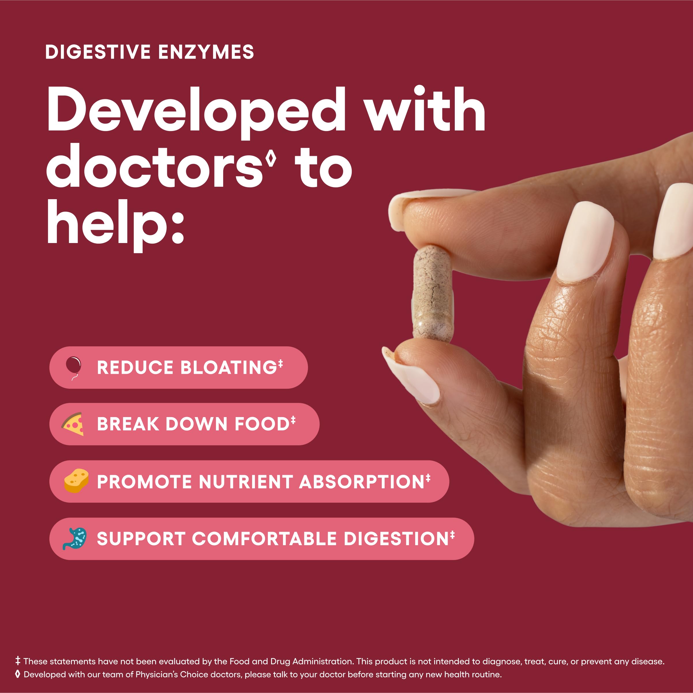 Physician's Choice Digestive Enzymes with Probiotics

