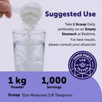 Micro Ingredients Glycine Powder 1000 mg per Serving

