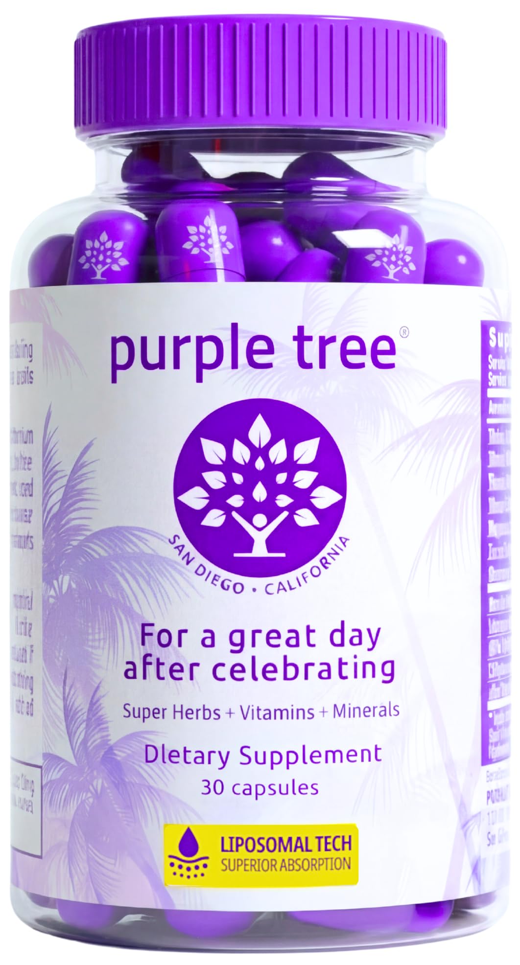 Purple Tree Liver Support Post-Drink Supplement

