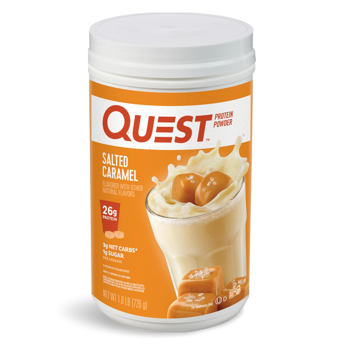 Quest Nutrition Protein Powder - 24g Protein, 3g Net Carbs, Gluten Free