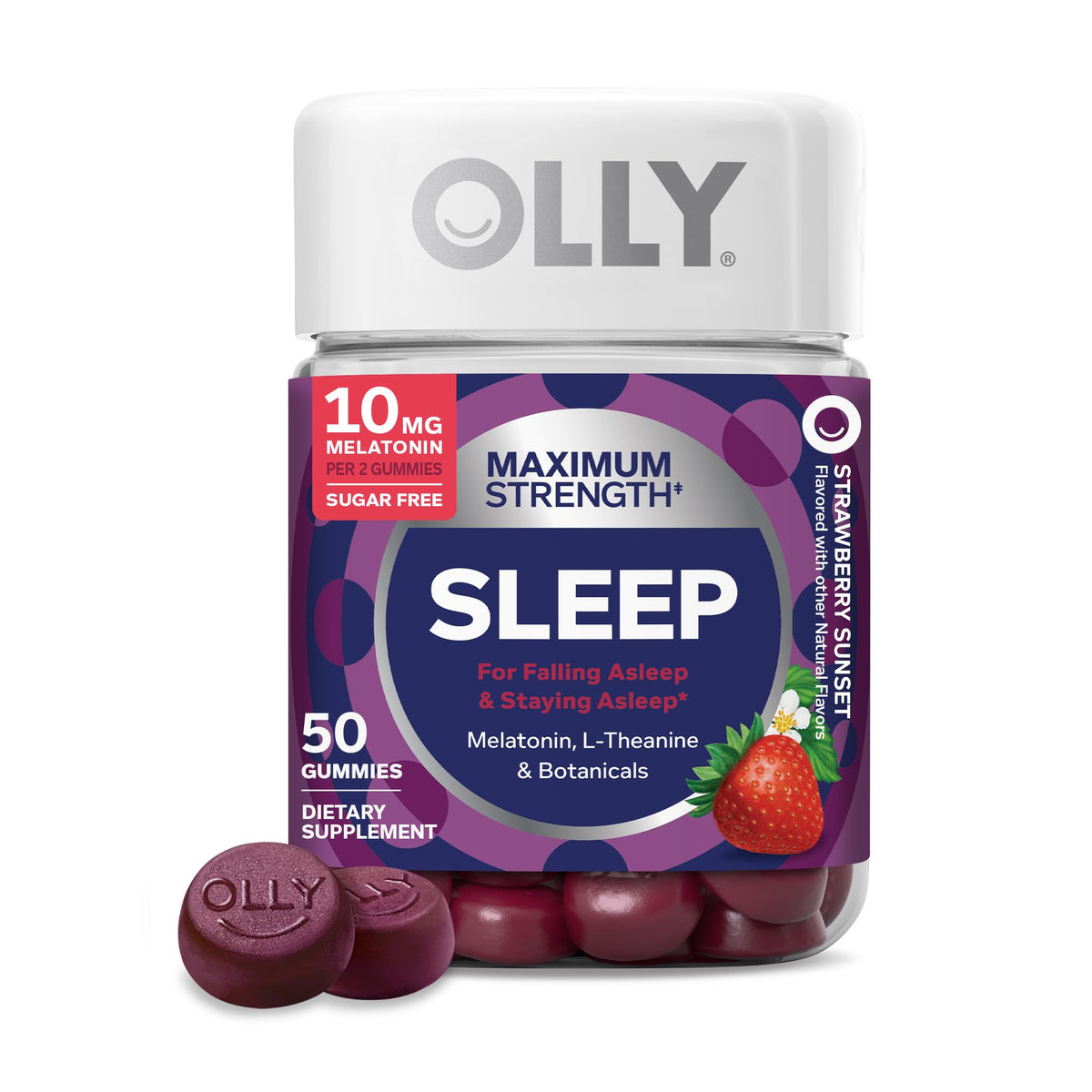 Olly Max Strength Sleep Gummy with Melatonin & L-Theanine