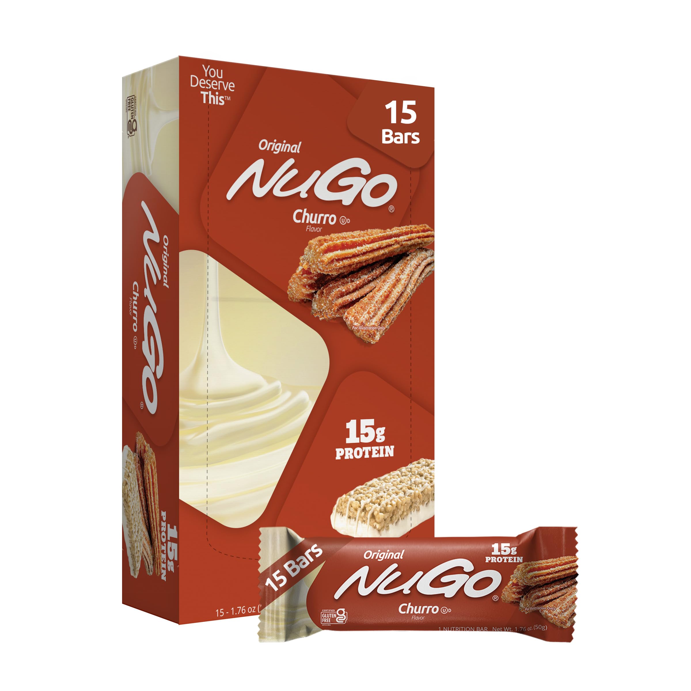 NuGo Original Protein Bar, Gluten Free, Non-GMO