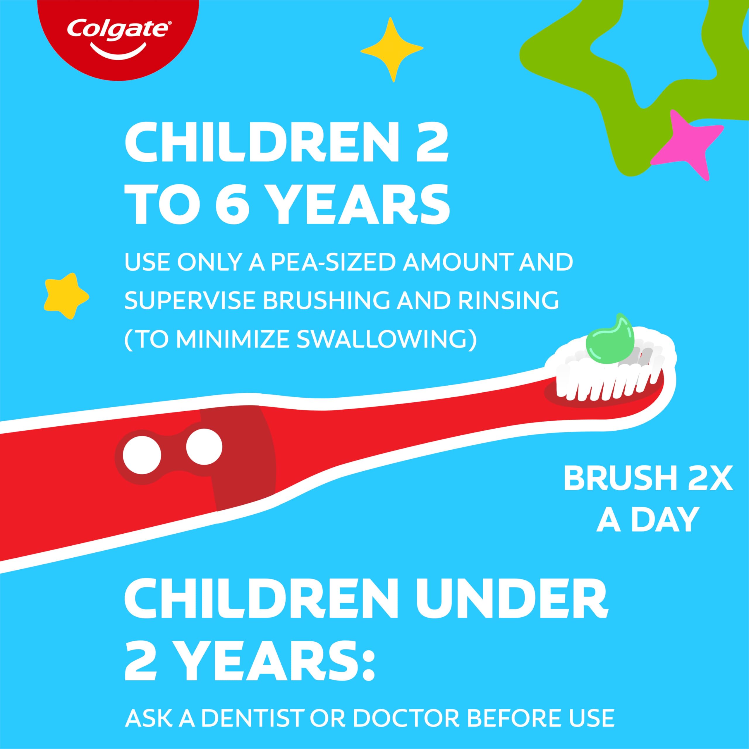 Colgate Kids Toothpaste Pump with Fluoride – Cavity Protection

