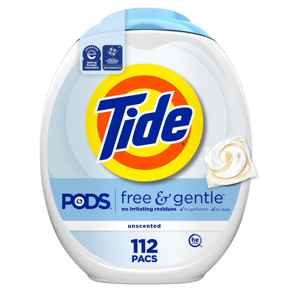 Tide PODS Free & Gentle Pods | Hypoallergenic

