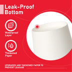Paper Coffee Cups for Hot Beverages - Disposable To-Go Cups

