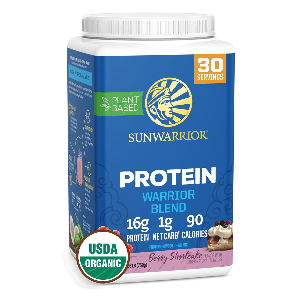 Sunwarrior Warrior Blend Organic Plant-Based Protein Powder