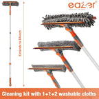 Eazer 2-in-1 Window Cleaning Kit | Telescopic Pole

