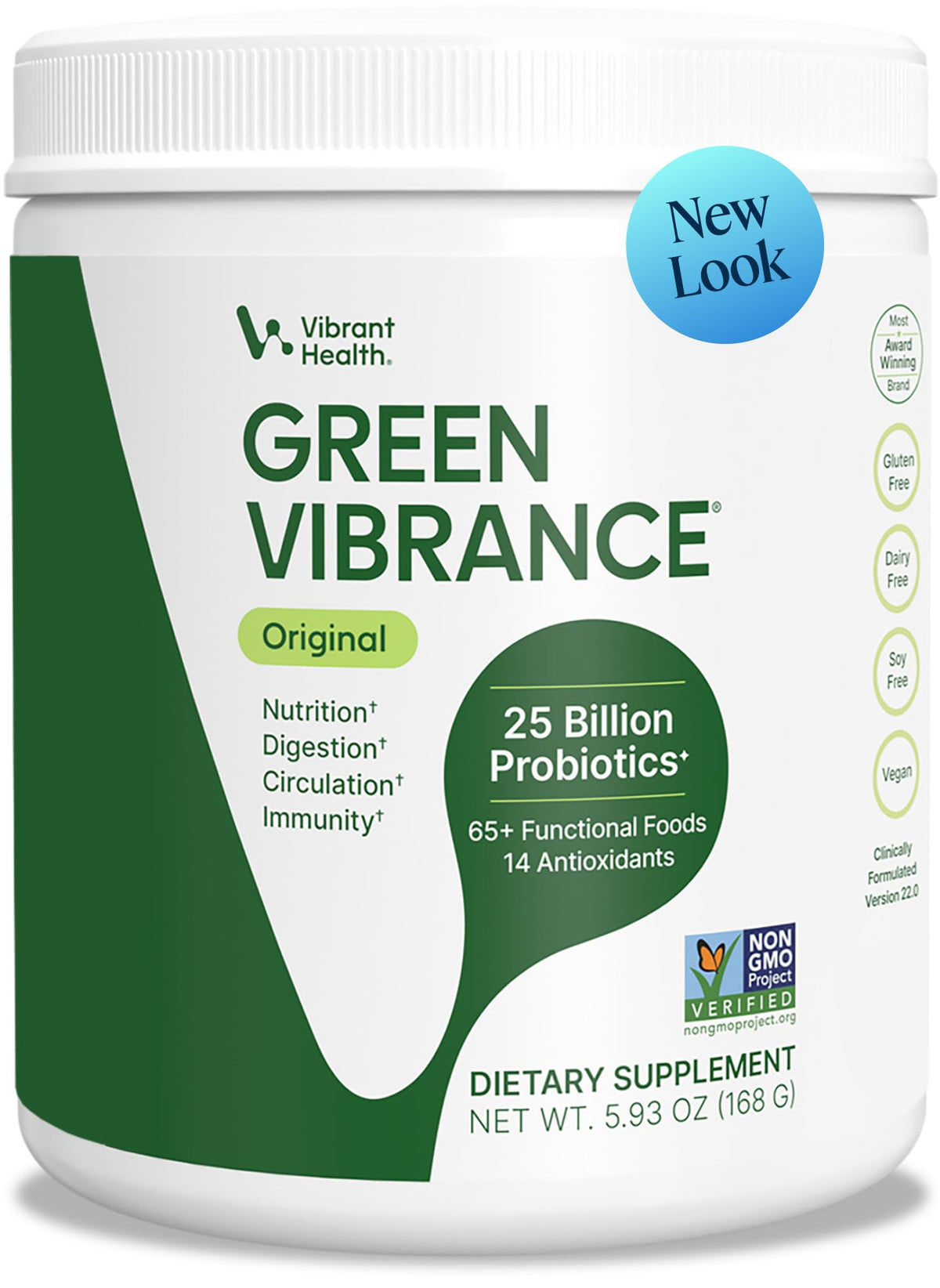 Vibrant Health Green Vibrance Plant-Based Superfood Powder