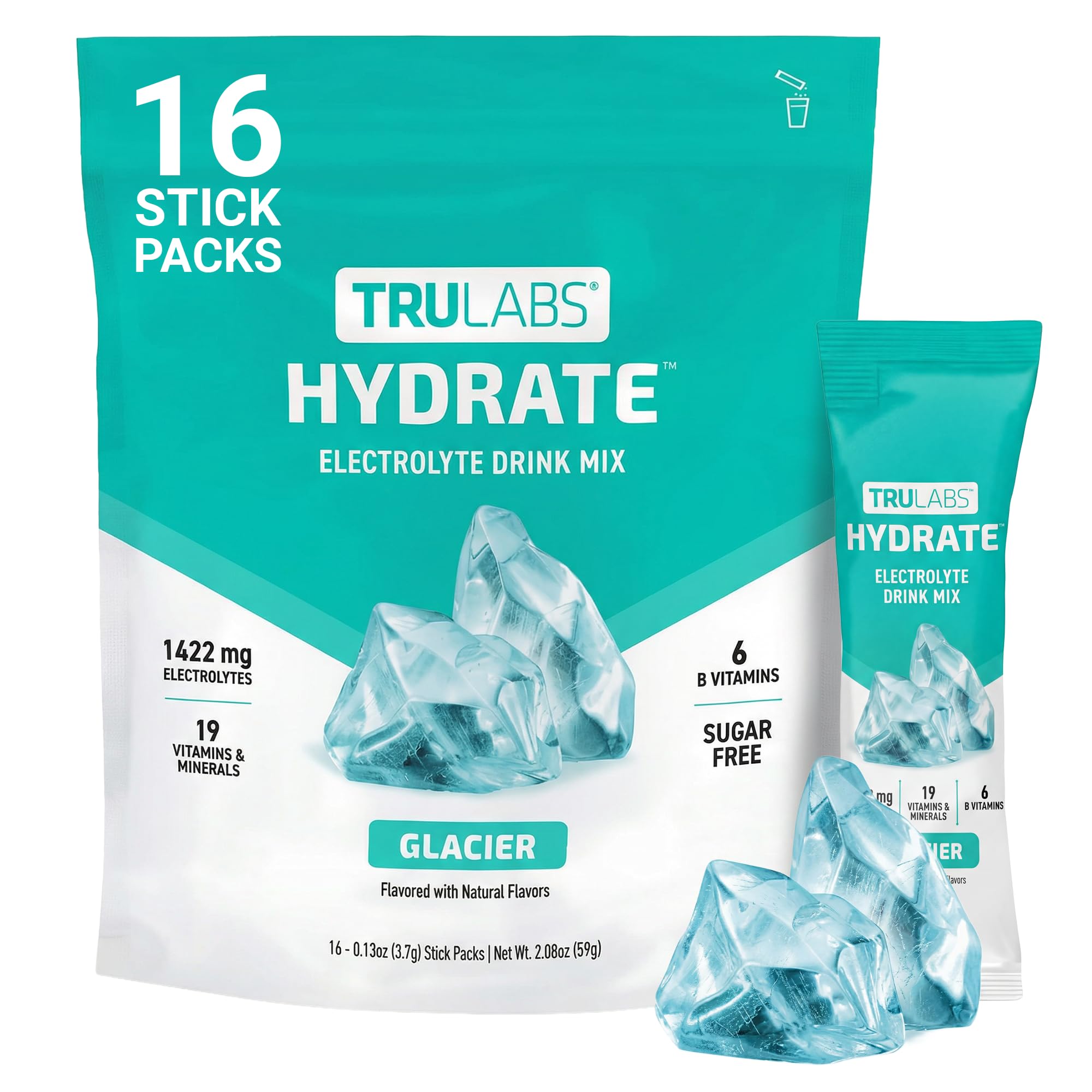 TRULABS Hydrate Electrolyte Drink Mix – Sugar-Free On-the-Go

