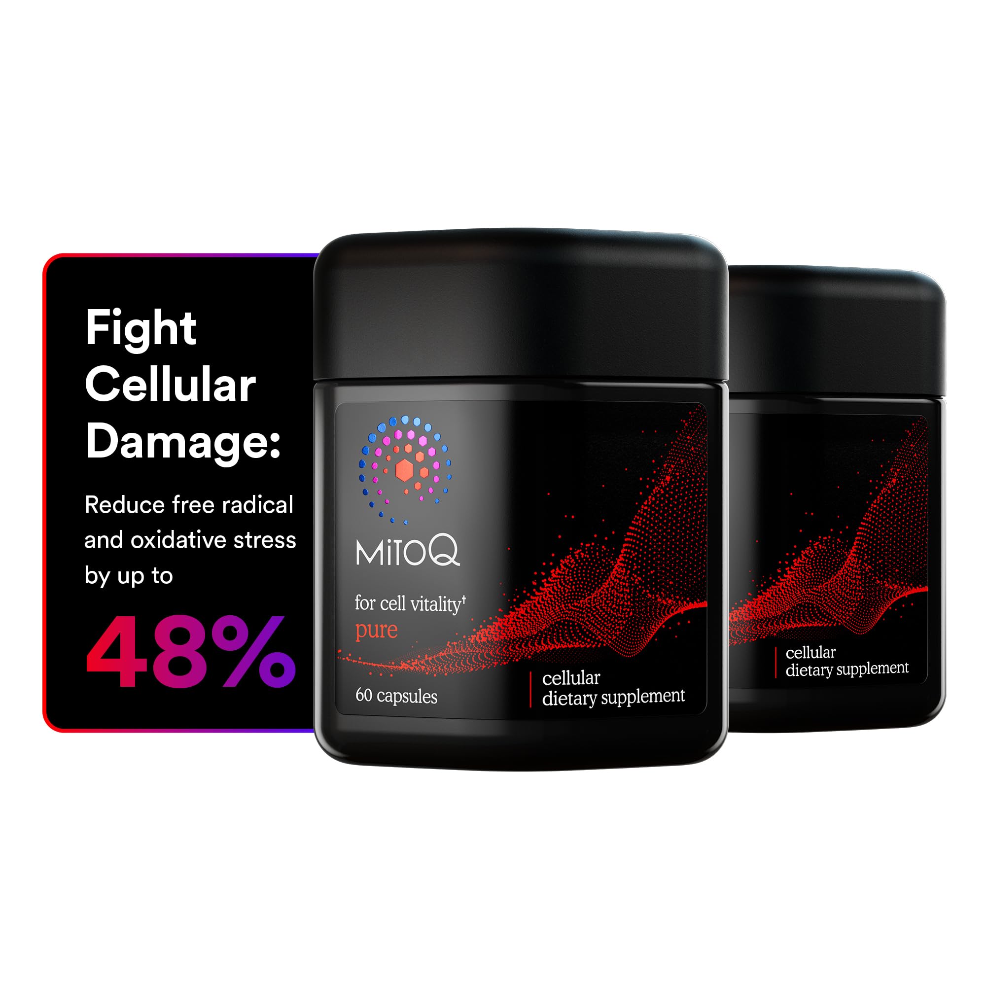 MitoQ Pure Advanced Mitochondria Supplement for Energy & Heart Health