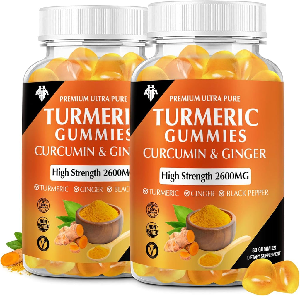 CHANUBITO Turmeric Curcumin Gummies with Ginger & Pepper

