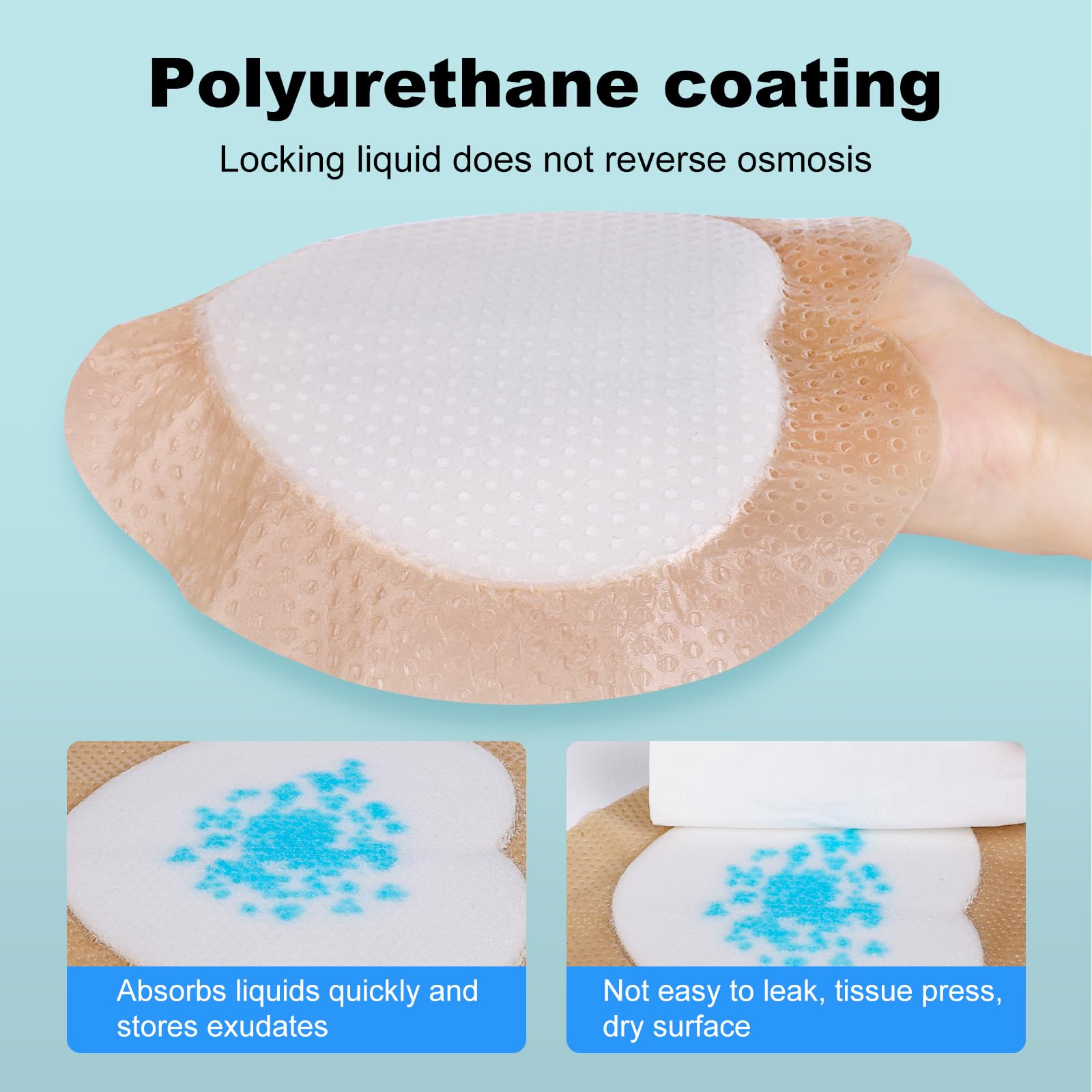Sacral Silicone Foam Dressing for Pressure Sores

