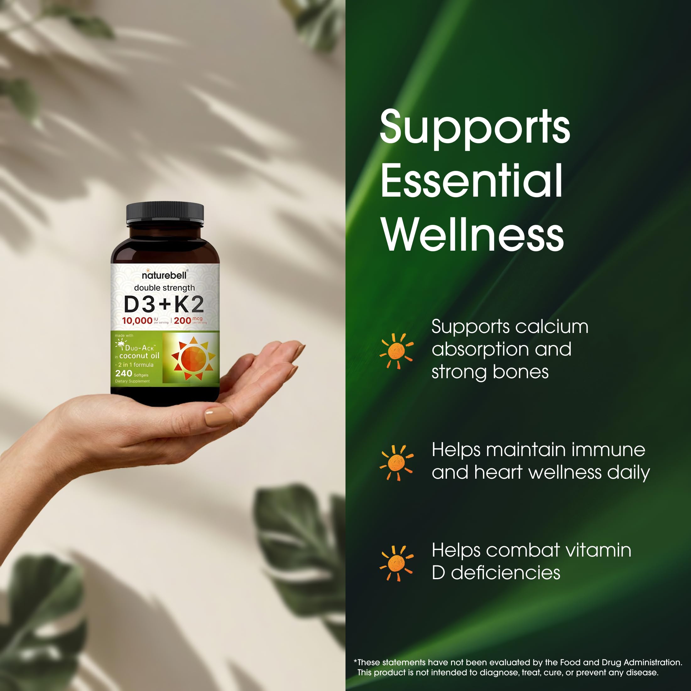 NatureBell Bone Health Softgels | Bone Support

