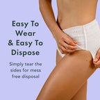 Rael Disposable Underwear for Women - Organic Cotton Cover

