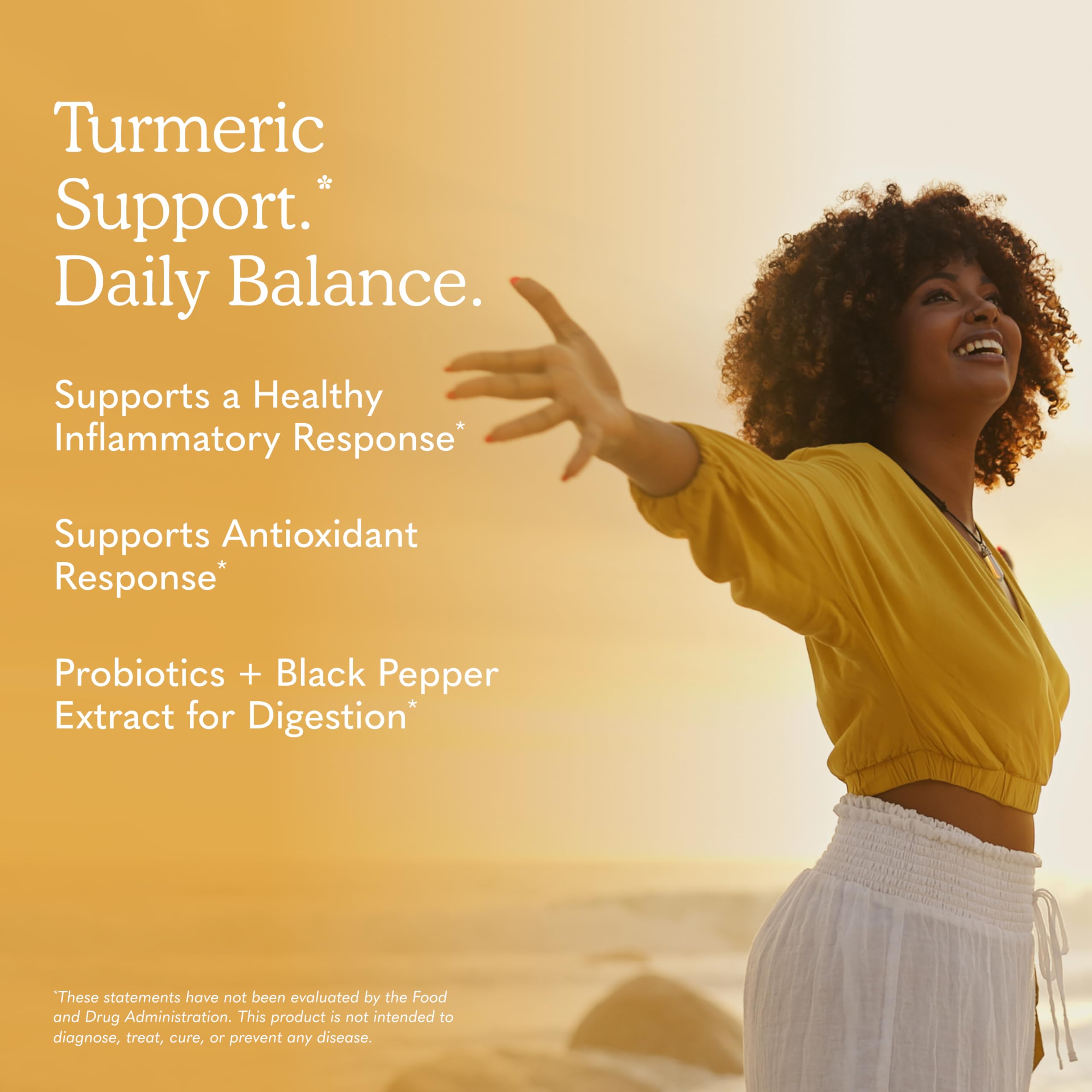 Garden of Life Organic Turmeric with Probiotics – Supplement

