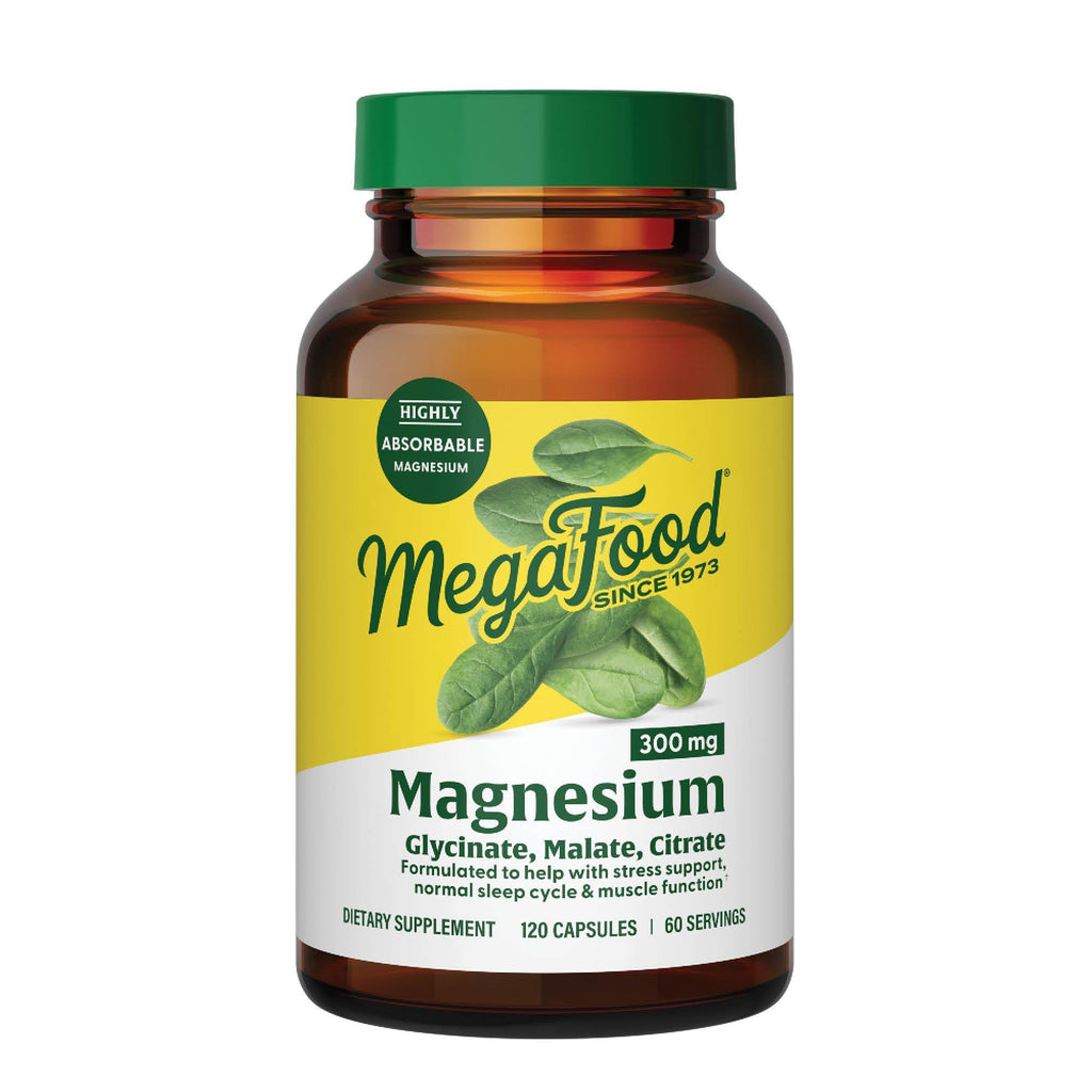 MegaFood Magnesium Glycinate Citrate Malate 300mg | Triple

