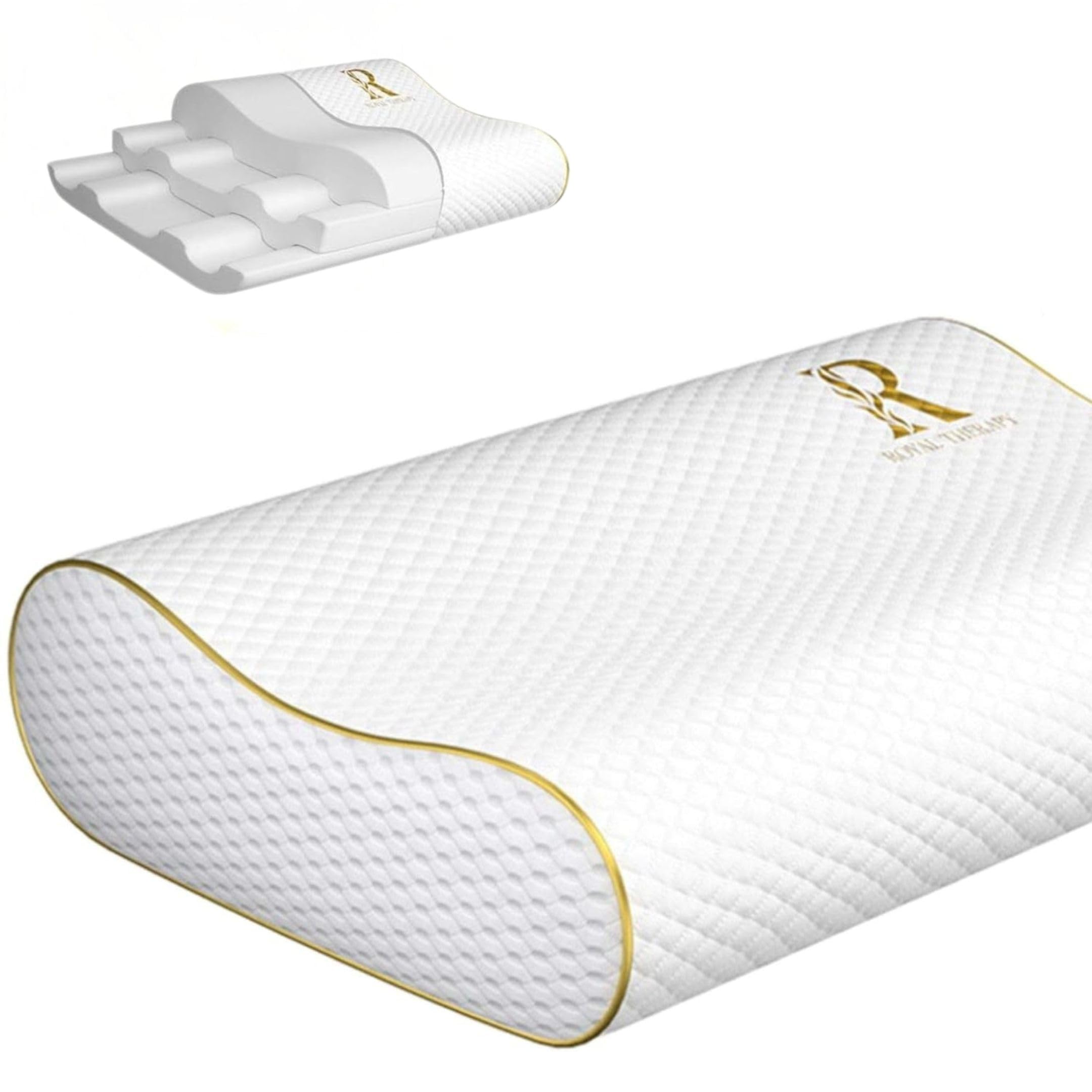 Royal Therapy Memory Foam Pillow – Contour Cervical Support

