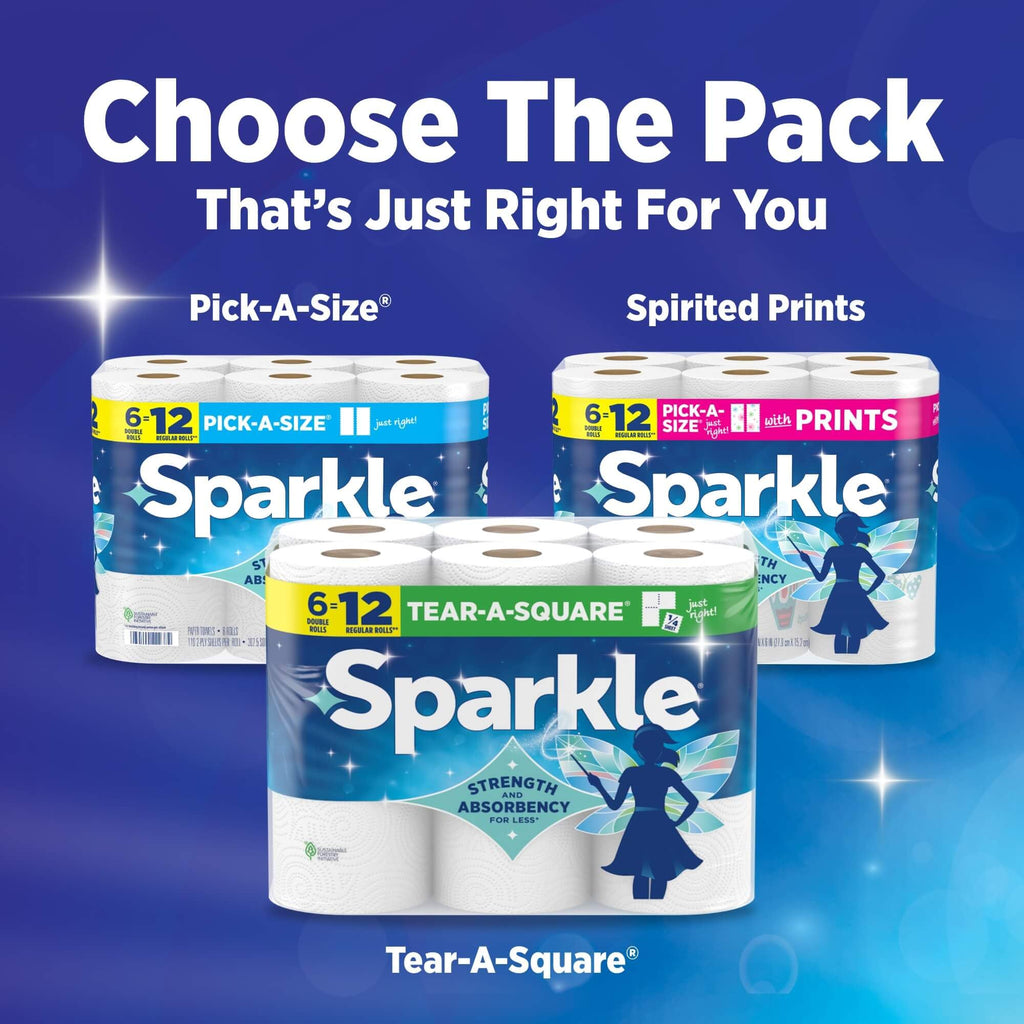 Sparkle Paper Towels for Kitchen Cleaning

