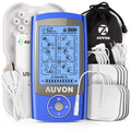 AUVON TENS Unit Rechargeable Muscle Stimulator with 24 Modes and 8 Electrode Pads