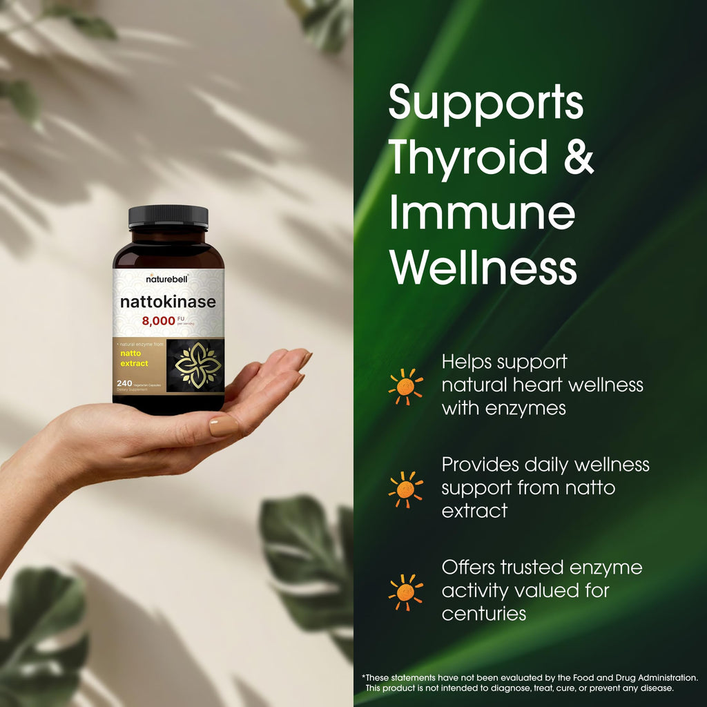 NatureBell Nattokinase Supplement - Heart Health Support

