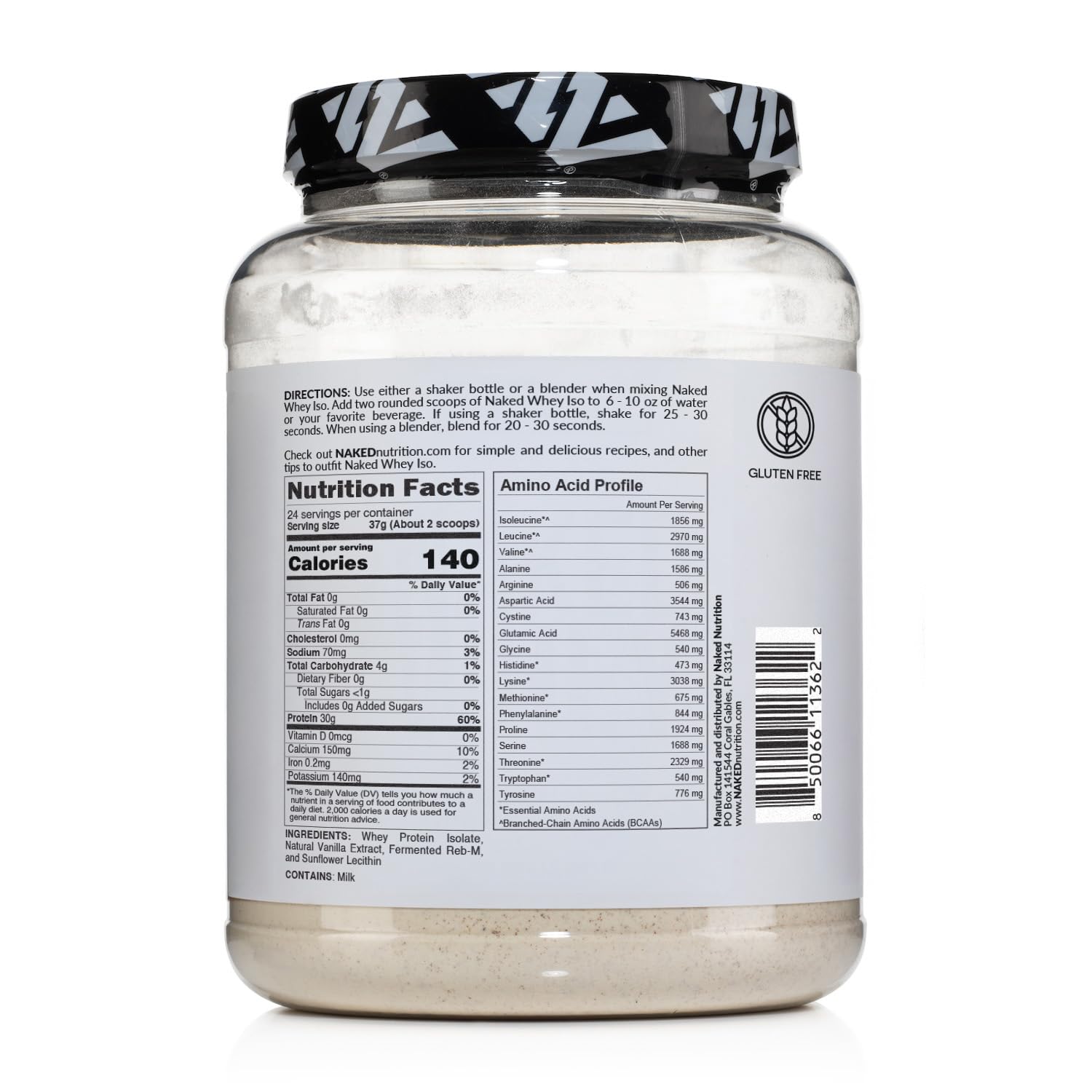 NAKED Whey Isolate Protein Powder | Clean Ingredients

