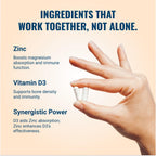 Live Conscious Magwell Magnesium Zinc Vitamin D3 Supplement

