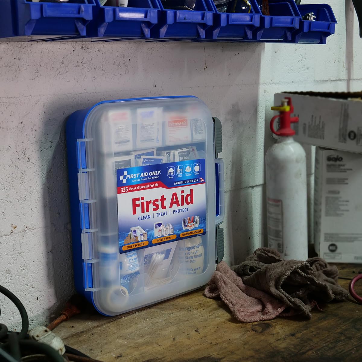 First Aid Only OSHA First Aid Kit for Home Office Car

