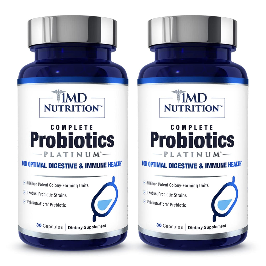 1MD Complete Probiotics Platinum Digestive Health Probiotic