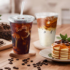 Ginkgo Clear Plastic Cups with Lids & Straws – Leak-Proof

