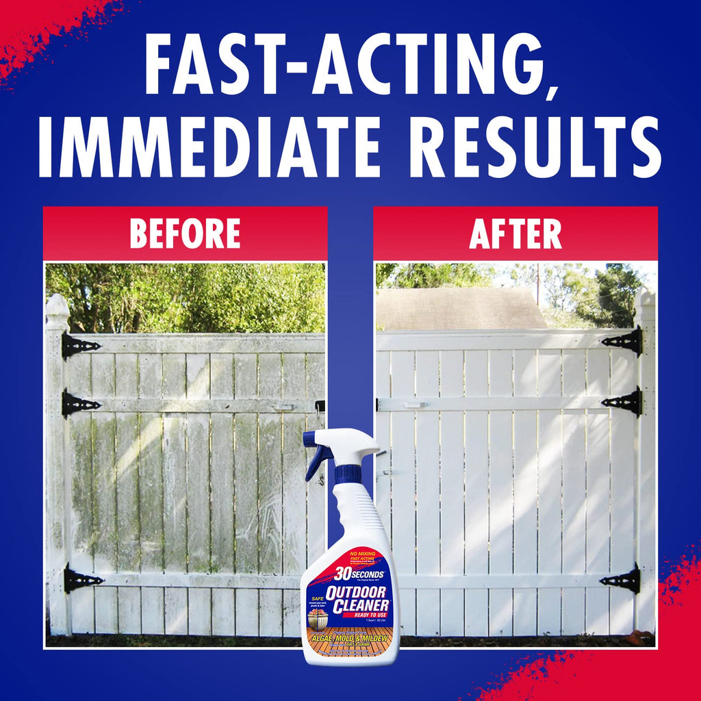 30 SECONDS Outdoor Mold & Mildew Stain Remover Spray

