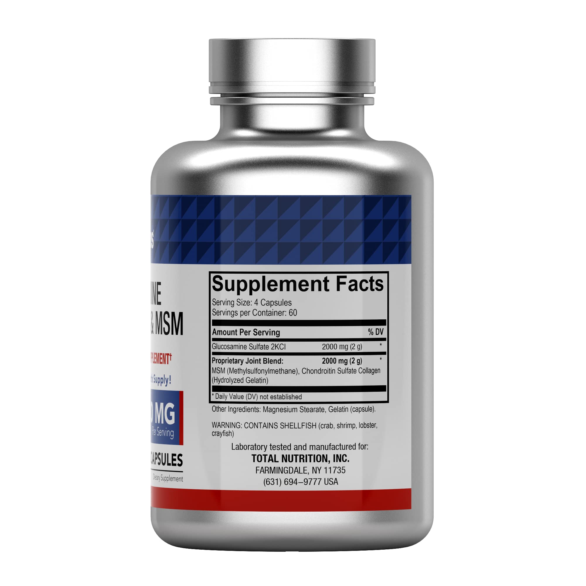 tnvitamins Glucosamine Chondroitin MSM Capsules

