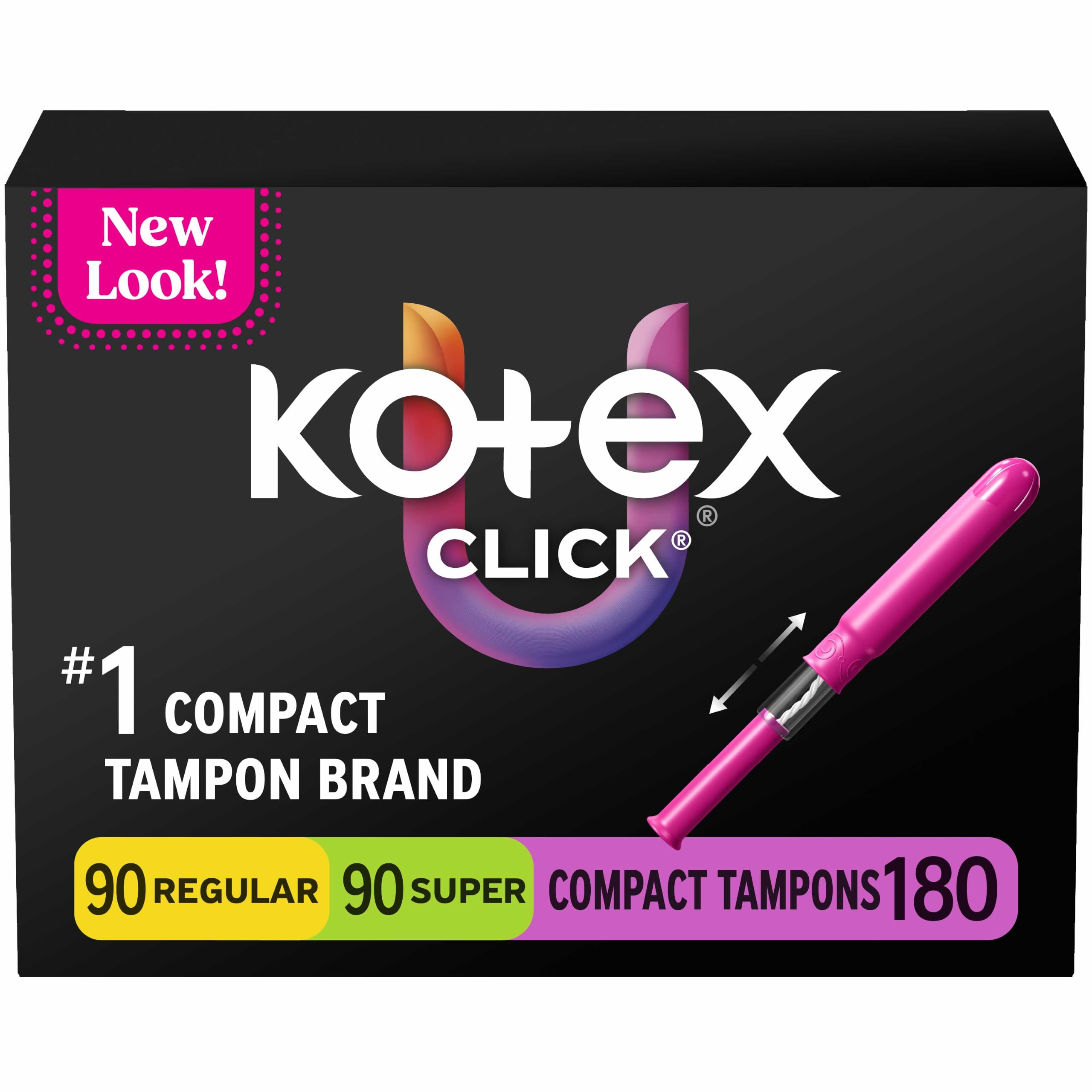 U by Kotex Click Compact Tampons Unscented