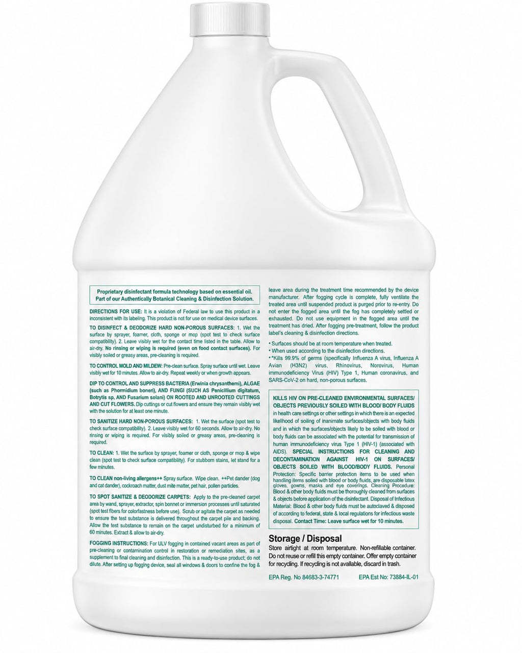 Benefect Botanical Decon 30 Disinfectant Cleaner

