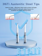 Ultrasonic Plaque Remover for Teeth with Gum Protection


