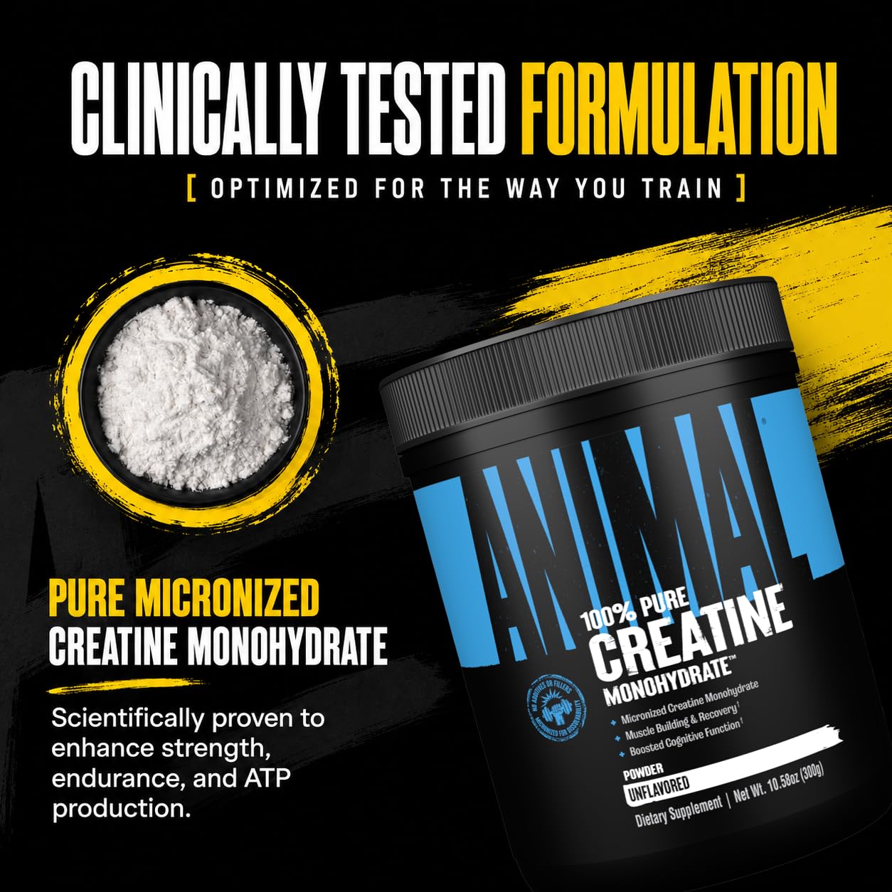 Animal Creatine Monohydrate Powder – Micronized Performance

